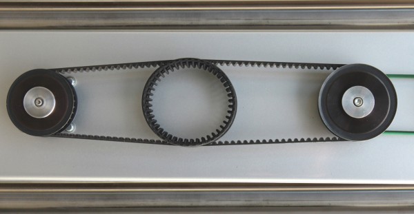 vibration absorber in a test bench